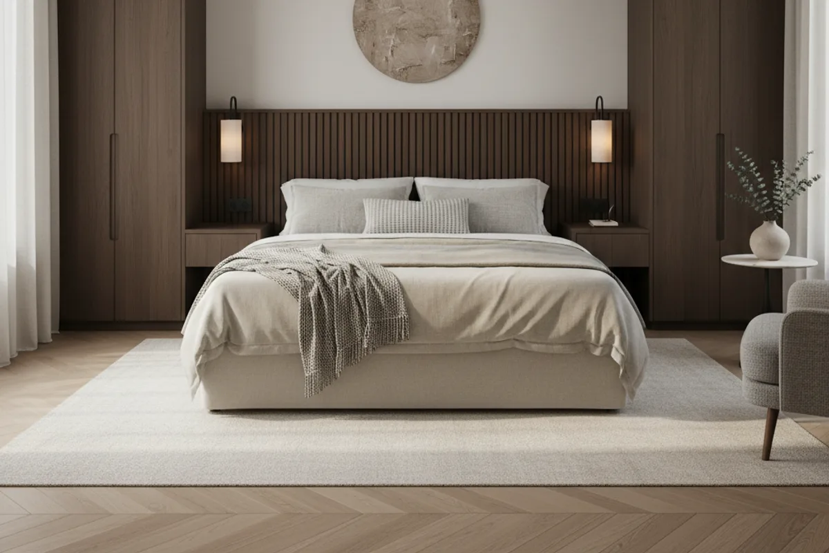 Chambre d'hôtel aménagée par Artisal